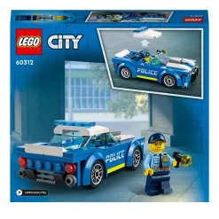Lego City Police Auto Della Polizia, Set Di Costruzione Con Minifigure E Macchina Giocattolo Per Bambini Di 5+ Anni, 60312