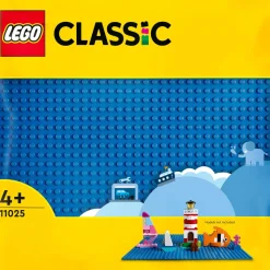 Lego Classic 11025 Base Blu, Tavola Per Costruzioni Quadrata Con 32 32 Bottoncini, Piattaforma Classica Per Mattoncini