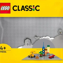 Lego Classic 11024 Base Grigia, Tavola Per Costruzioni Quadrata Con 48 48 Bottoncini, Piattaforma Classica Per Mattoncini