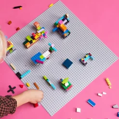 Lego Classic 11024 Base Grigia, Tavola Per Costruzioni Quadrata Con 48 48 Bottoncini, Piattaforma Classica Per Mattoncini