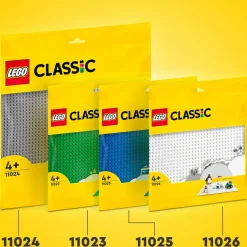 Lego Classic 11023 Base Verde, Tavola Per Costruzioni Quadrata Con 32 32 Bottoncini, Piattaforma Classica Per Mattoncini