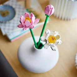 Lego Creator 40647 Fiori Di Loto, Fiori Finti Per Bambini Da 8+, Bouquet Regalo Per San Valentino, Per Lei O Lui, Donna O Uomo