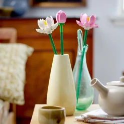 Lego Creator 40647 Fiori Di Loto, Fiori Finti Per Bambini Da 8+, Bouquet Regalo Per San Valentino, Per Lei O Lui, Donna O Uomo