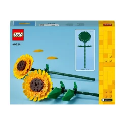 Lego Creator 40524 Girasoli, Fiori Finti Per Bambini 8+ Compatibile Con Bouquet Fiori Artificiali, Regalo Per Ragazza O Ragazzo
