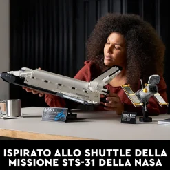 Lego Creator Expert Nasa Space Shuttle Discovery, Set Per Adulti, Astronave Razzo Spaziale Da Collezione, 10283