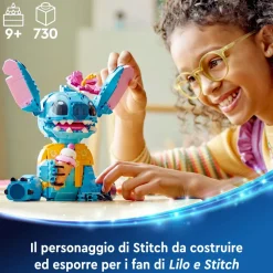 Lego Disney 43249 Stitch, Gioco Per Bambini 9+, Personaggio Da Costruire Con Parti Mobili, Idea Regalo Divertente Dal Film