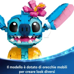 Lego Disney 43249 Stitch, Gioco Per Bambini 9+, Personaggio Da Costruire Con Parti Mobili, Idea Regalo Divertente Dal Film