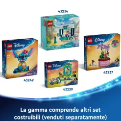 Lego Disney 43249 Stitch, Gioco Per Bambini 9+, Personaggio Da Costruire Con Parti Mobili, Idea Regalo Divertente Dal Film