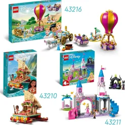 Lego Disney Princess 43210 La Barca A Vela Di Vaiana Con Mini Bamboline E Delfino, Giocattolo Creativo Per Bambine E Bambini 6+