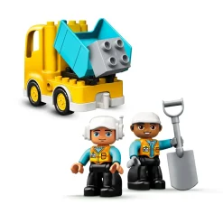 Lego Duplo Town 10931 Camion E Scavatrice Cingolata, Scavatore Giocattolo, Sviluppo Delle Abilita Motorie, Giochi Per Bambini