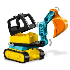 Lego Duplo Town 10931 Camion E Scavatrice Cingolata, Scavatore Giocattolo, Sviluppo Delle Abilita Motorie, Giochi Per Bambini