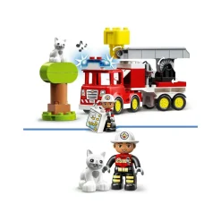 Lego Duplo Town Autopompa, Camion Giocattolo Con Luci E Sirena, Figure Pompiere E Gatto, Giochi Educativi Per Bambini, 10969