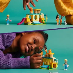 Lego Friends 42612 Avventure Nel Parco Giochi Dei Gatti, Giocattolo Con Animali E Mini Bamboline, Giochi Per Bambini 5+ Anni