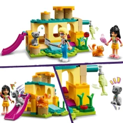 Lego Friends 42612 Avventure Nel Parco Giochi Dei Gatti, Giocattolo Con Animali E Mini Bamboline, Giochi Per Bambini 5+ Anni