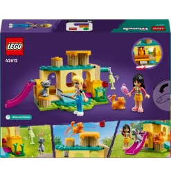 Lego Friends 42612 Avventure Nel Parco Giochi Dei Gatti, Giocattolo Con Animali E Mini Bamboline, Giochi Per Bambini 5+ Anni