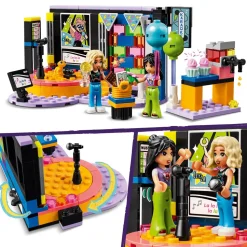 Lego Friends 42610 Karaoke Party, Giochi Musicali Per Bambini Di 6+ Anni Con Palco Girevole E 2 Mini Bamboline Di Liann E Nova
