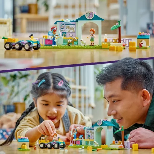 Lego Friends 42632 La Clinica Veterinaria Degli Animali Della Fattoria, Giochi Bambini 4+ Con Personaggi E Trattore Giocattolo