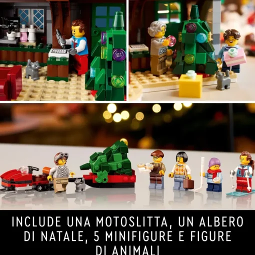 Lego Icons 10325 Baita Alpina, Modellino Di Casa Con Minifigure, Modellismo Da Costruire Per Adulti, Regalo Per Donna E Uomo