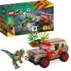 Lego Jurassic Park 76958 L'Agguato Del Dilofosauro, Dinosauro Giocattolo Per Bambini 6+ Con Jeep, Collezione 30° Anniversario