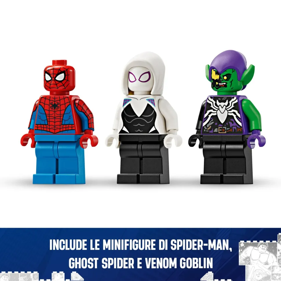 Lego Marvel 76279 Auto Da Corsa Di Spider-Man E Venom Goblin, Gioco Per Bambini Di 7+ Anni, Veicoli Giocattolo Dei Supereroi