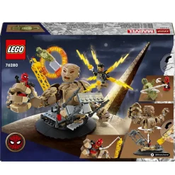 Lego Marvel 76280 Spider-Man Vs. Uomo Sabbia: Battaglia Finale Con Minifigure Dei Cattivi, Gioco Per Bambini 10+, Idea Regalo