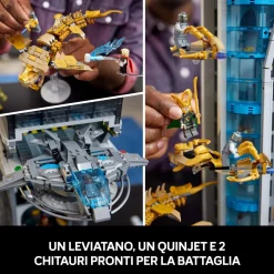 Lego Marvel 76269 Torre Degli Avengers, Kit Modellismo Per Adulti Con Modellino Di Aereo E 31 Minifigure, Regalo Uomo O Donna