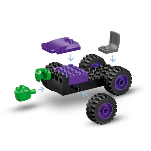 Lego Marvel Spidey E I Suoi Fantastici Amici Resa Dei Conti Tra Hulk E Rhino, Monster Truck, Giocattolo Per Bambini 4+, 10782