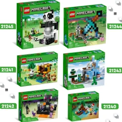 Lego Minecraft 21240 Avventura Nella Palude, Modellino Da Costruire Con Personaggi Di Alex E Zombie, Giochi Per Bambini