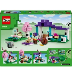 Lego Minecraft 21253 Il Santuario Degli Animali Giocattolo Per Bambini E Fan Di 7+ Anni Con Bioma Delle Pianure E Personaggi