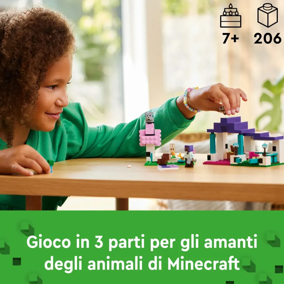 Lego Minecraft 21253 Il Santuario Degli Animali Giocattolo Per Bambini E Fan Di 7+ Anni Con Bioma Delle Pianure E Personaggi