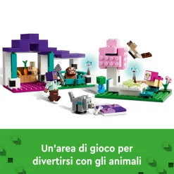 Lego Minecraft 21253 Il Santuario Degli Animali Giocattolo Per Bambini E Fan Di 7+ Anni Con Bioma Delle Pianure E Personaggi