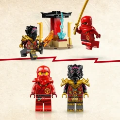 Lego Ninjago 71789 Battaglia Su Auto E Moto Di Kai E Ras, Veicoli Giocattolo Con 2 Minifigure, Giochi Ninja Per Bambini 4+ Anni