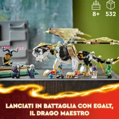Lego Ninjago 71809 Egalt Il Drago Maestro, Giocattolo Con Action Figure Snodabile, Giochi Per Bambini Di 8+ Con 5 Minifigure