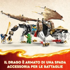 Lego Ninjago 71809 Egalt Il Drago Maestro, Giocattolo Con Action Figure Snodabile, Giochi Per Bambini Di 8+ Con 5 Minifigure