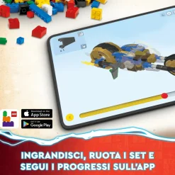 Lego Ninjago 71792 Moto-Mech Transformer Di Sora, Set Giochi 2In1 Con Action Figure Mech Trasformabile In Moto Giocattolo
