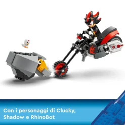 Lego Sonic The Hedgehog 76995 La Fuga Di Shadow The Hedgehog Con Moto Giocattolo Per Bambini 8+ Anni, Personaggi Videogiochi