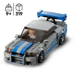 Lego Speed Champions 76917 2 Fast 2 Furious Nissan Skyline Gt-R (R34) Macchina Giocattolo Da Collezione 2023, Giochi Per Bambini