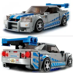 Lego Speed Champions 76917 2 Fast 2 Furious Nissan Skyline Gt-R (R34) Macchina Giocattolo Da Collezione 2023, Giochi Per Bambini