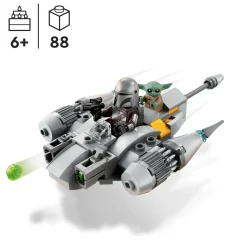 Lego Star Wars 75363 Starfighter N-1 Del Mandaloriano Microfighter, Gioco Da Costruire Con Grogu Baby Yoda, Regali Bambini 6+
