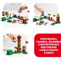 Lego Super Mario 71360 Avventure Di Mario Starter Pack, Giochi Per Bambini Dai 6 Anni, Giocattolo Con Personaggi Interattivi