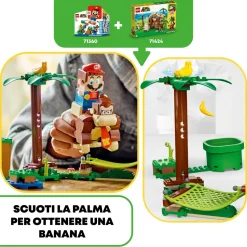 Lego Super Mario 71424 Pack Di Espansione Casa Sull'Albero Di Donkey Kong, Giochi Per Bambini E Bambine 8+ Con 2 Personaggi
