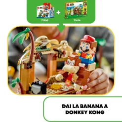 Lego Super Mario 71424 Pack Di Espansione Casa Sull'Albero Di Donkey Kong, Giochi Per Bambini E Bambine 8+ Con 2 Personaggi