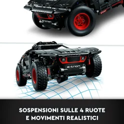 Lego Technic 42160 Audi Rs Q E-Tron, Macchina Telecomandata Da Rally, Modellino Auto Con App Control+, Giocattoli Ragazzi 10+