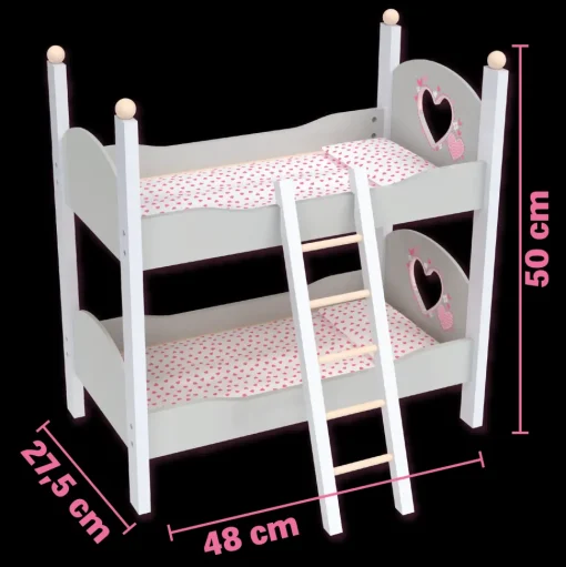Letto A Castelllo In Legno