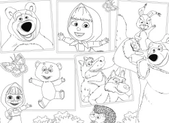 Masha Puzzle Df Maxifloor 35