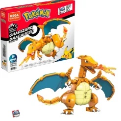 Mega Construx- Pokemon Charizard Da Costruire Con Piu Di 200 Mattoncini E Ali Snodabili, 6+Anni