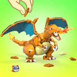 Mega Construx- Pokemon Charizard Da Costruire Con Piu Di 200 Mattoncini E Ali Snodabili, 6+Anni