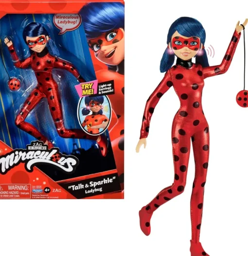 Miraculous Bambola Ladybug Articolata 26 Cm Con Funzioni Sonore E Luminose