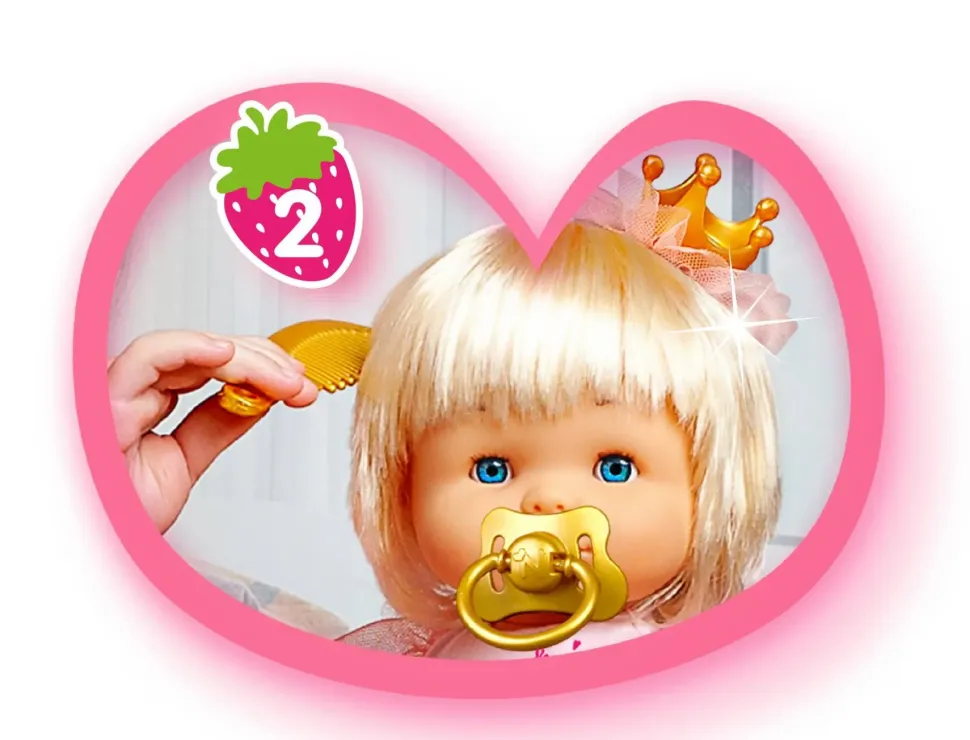 Nenuco Princess, Bambola 42 Cm Con Capelli Biondi E 10 Accessori