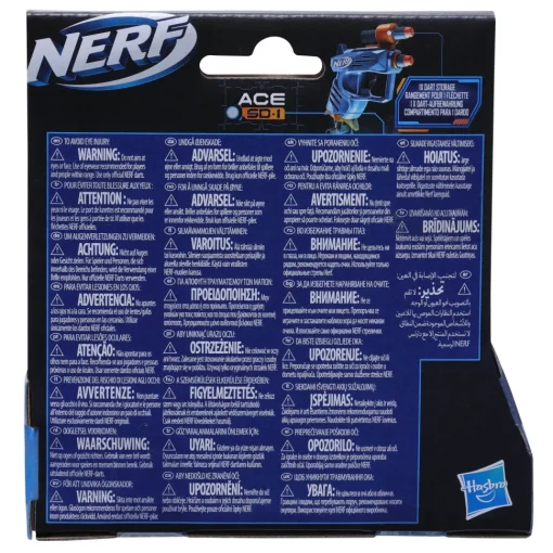 Nerf Elite 2.0 Blaster Ace Sd-1, Con 2 Dardi Originali Nerf Elite E Portadardi Da 1 , Per Lanci Furtivi, Facile Da Usare
